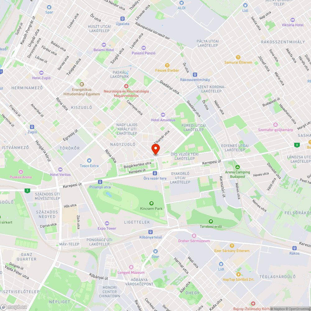 Indokolatlanul lezárt kerékpárút az Örs Vezér terén bejelentés helye