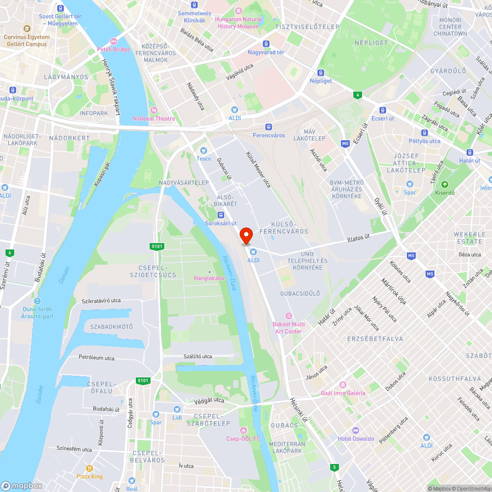 Megközelíthetetlen megállók bejelentés helye