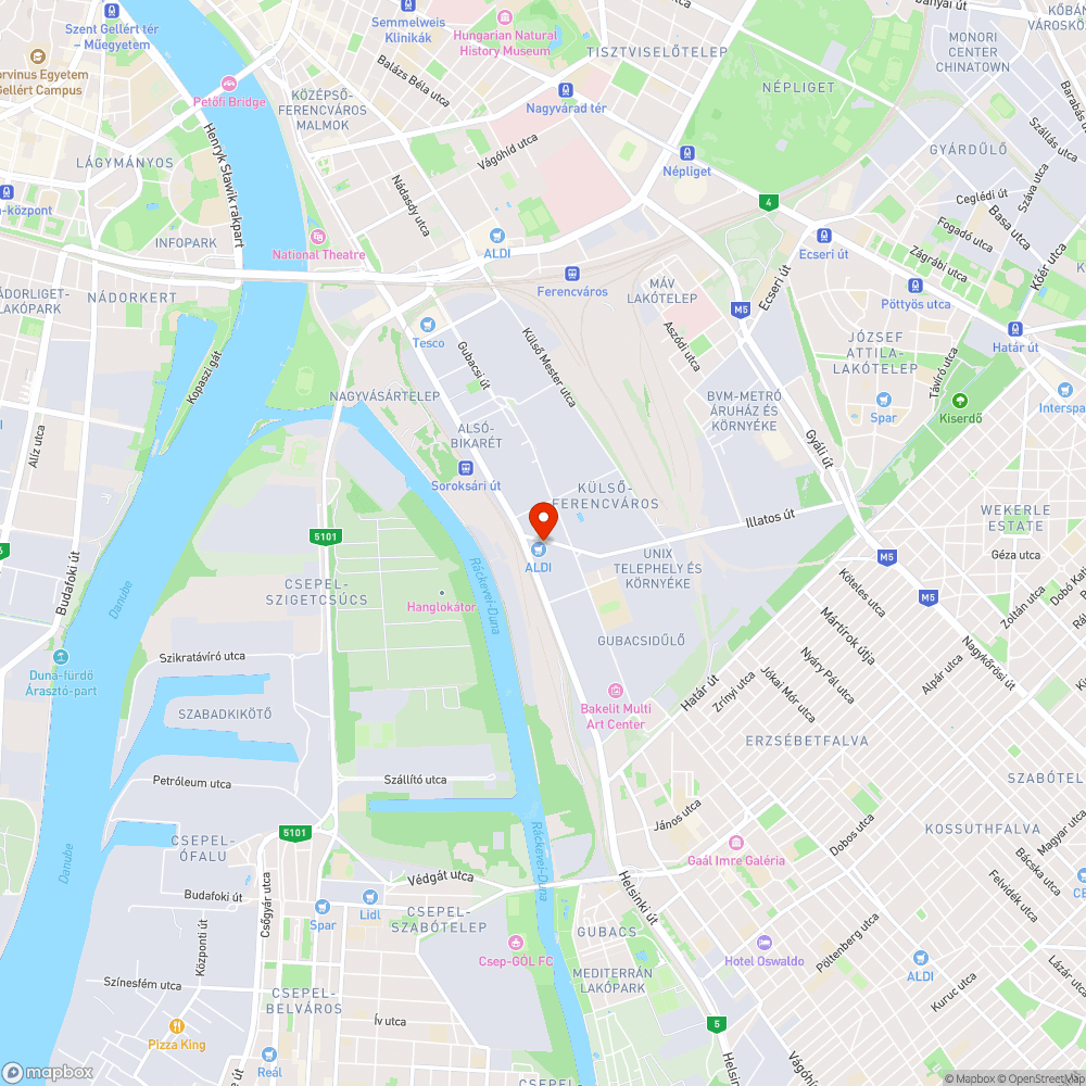 Illatos út~ bejelentés helye