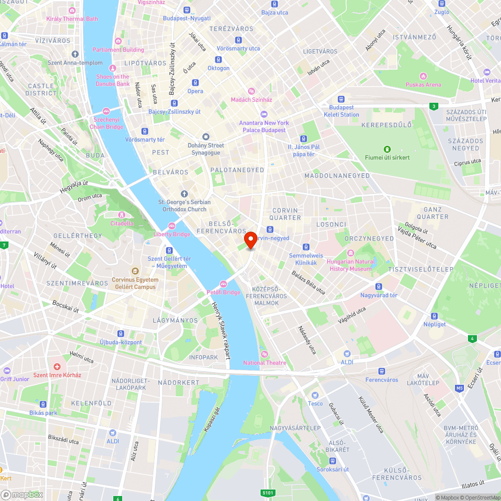 Hiányzó parkolásgátló oszlop bejelentés helye