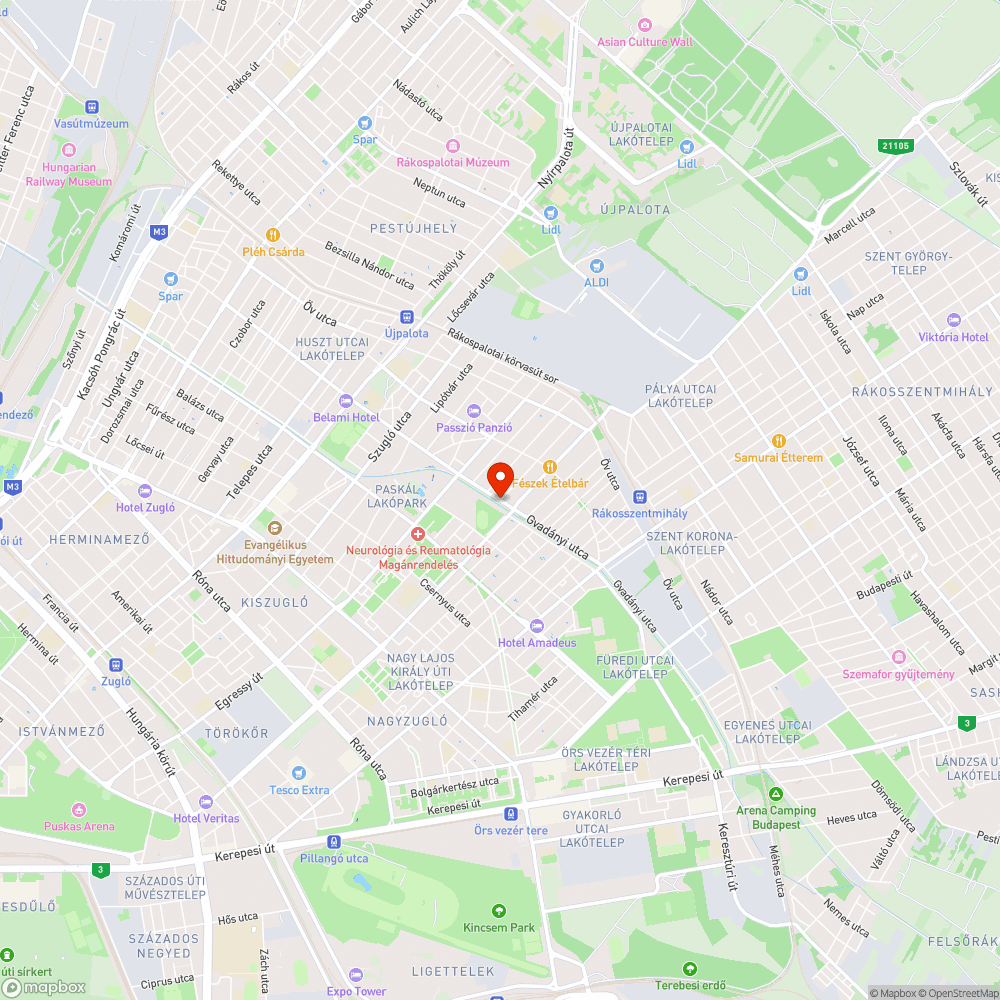 Hiányzó utcanévtábla bejelentés helye