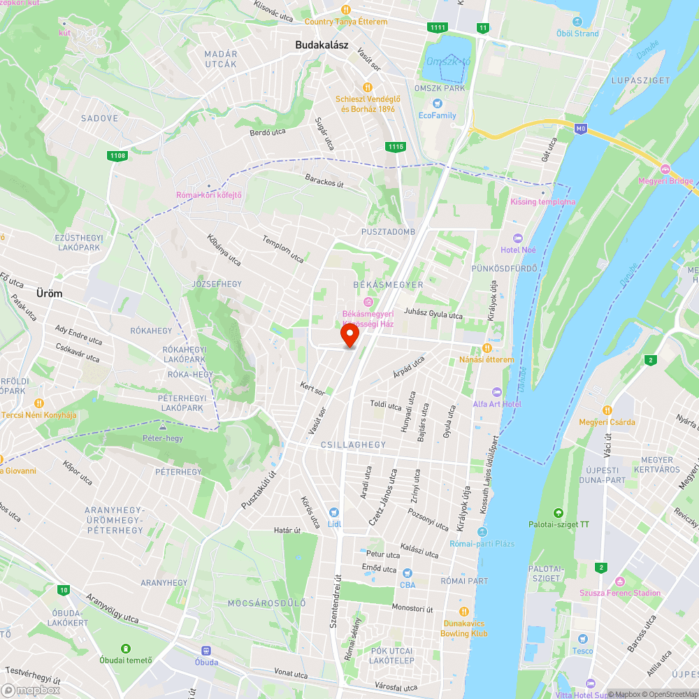 Kátyú a Hollós Korvin u. 6 számnál bejelentés helye