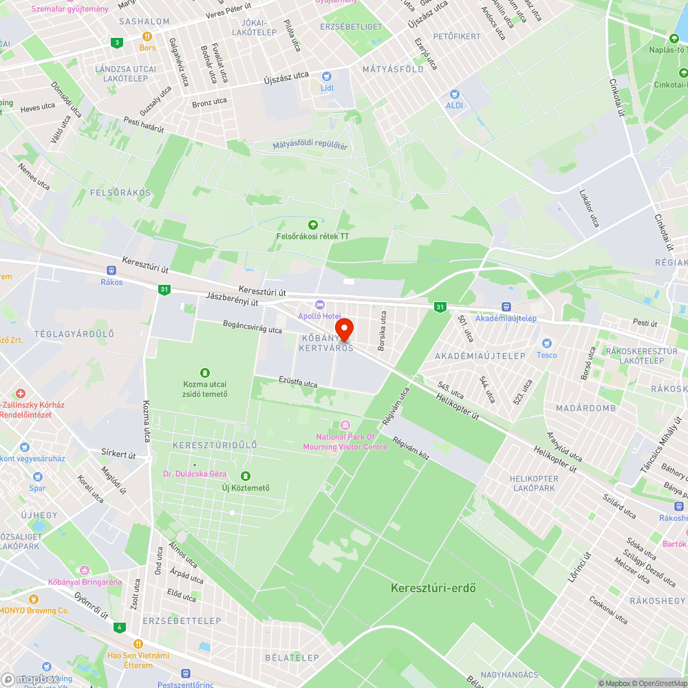 Zebra felfestése bejelentés helye