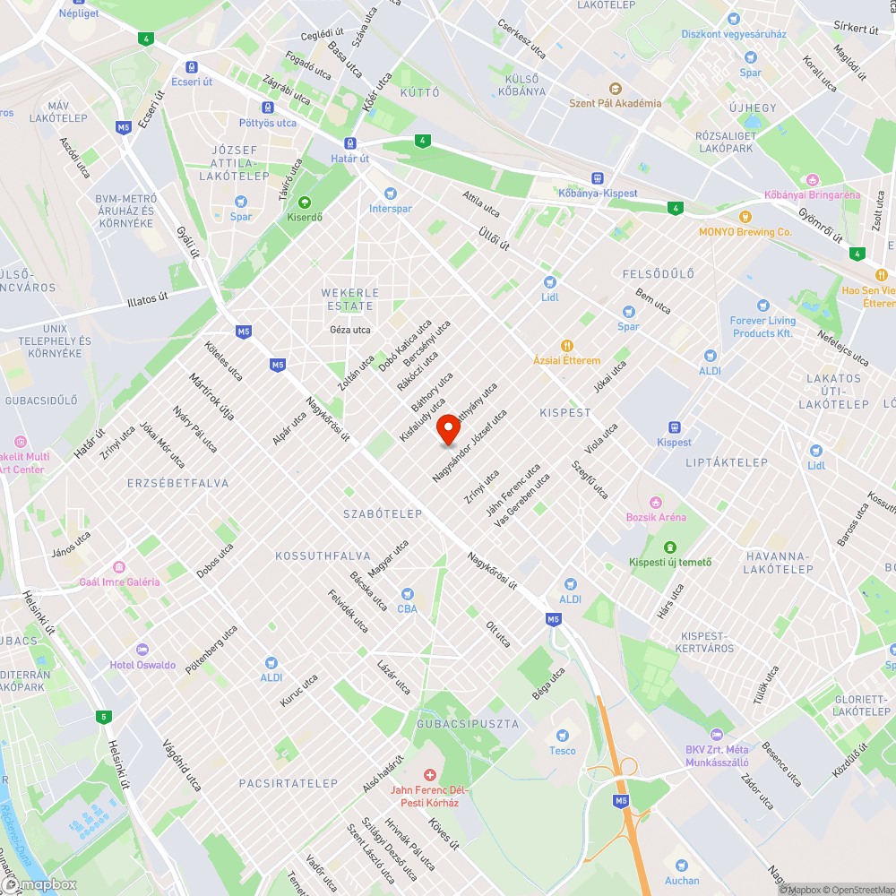 Szemét bejelentés helye