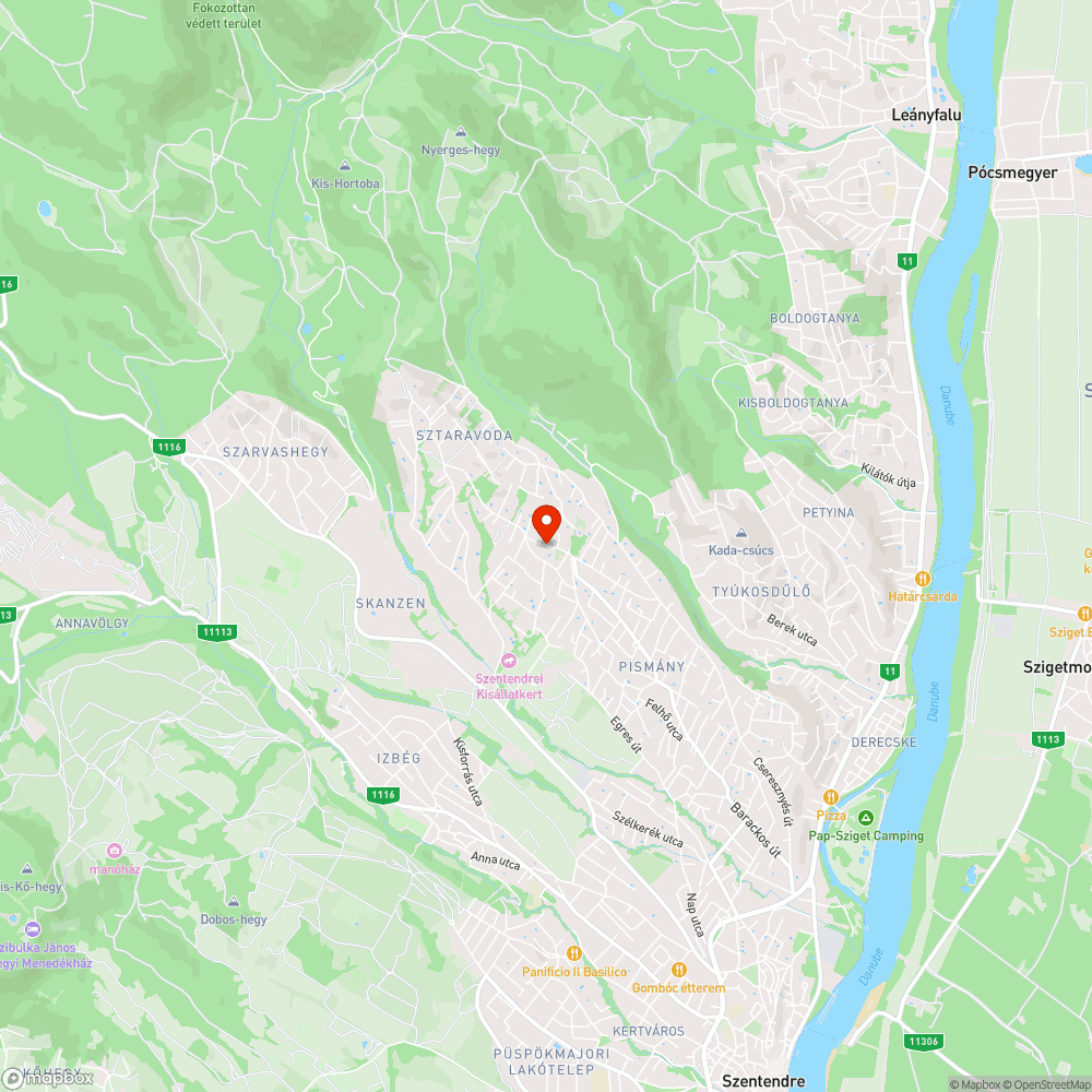 Barackos út a Vörösgyűrű sétány és Tegez utca között bejelentés helye