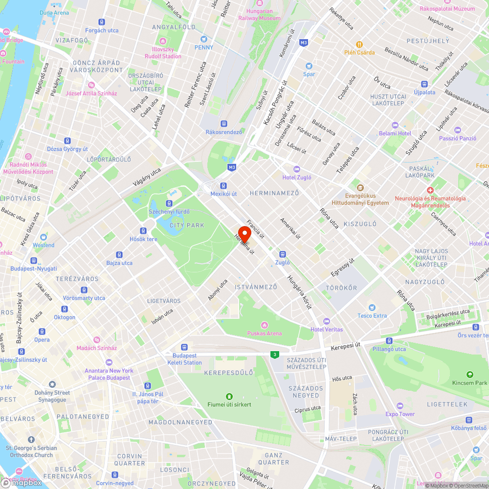 Buszmegállóban parkolás bejelentés helye