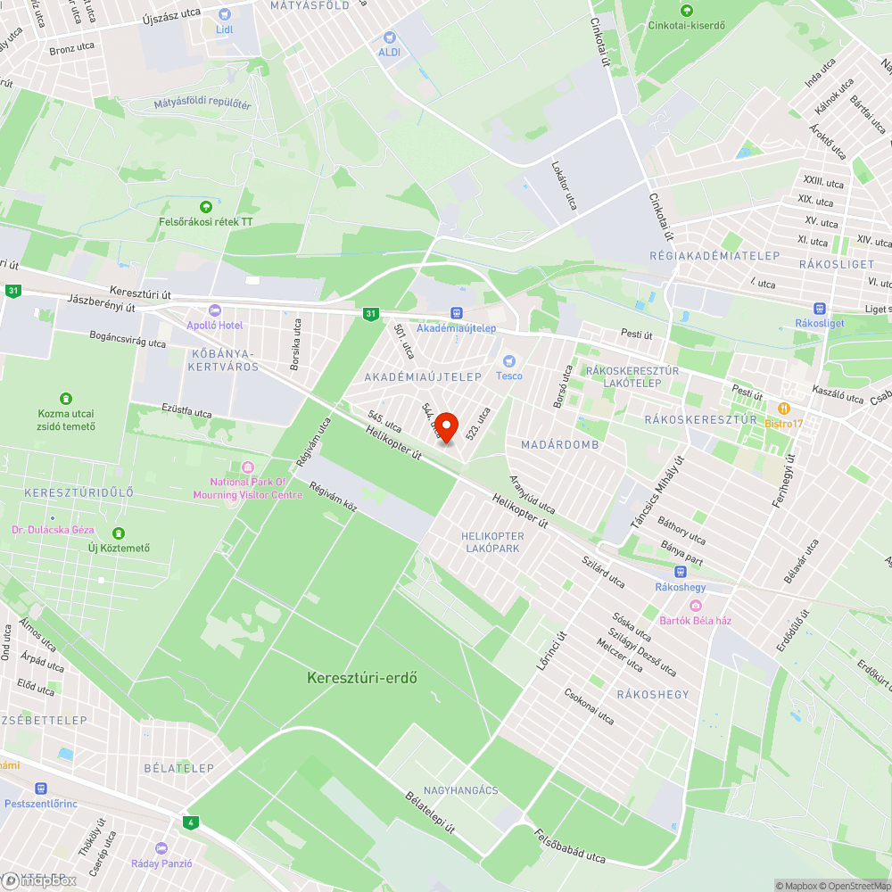 Hiányzó utcanévtábla bejelentés helye