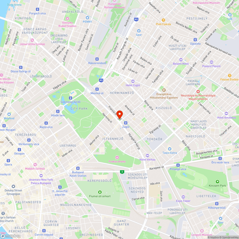 Itt is kátyúk bejelentés helye