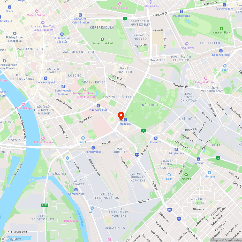 Megsüllyedt a kerékpárút a közműakna fedél körül bejelentés helye