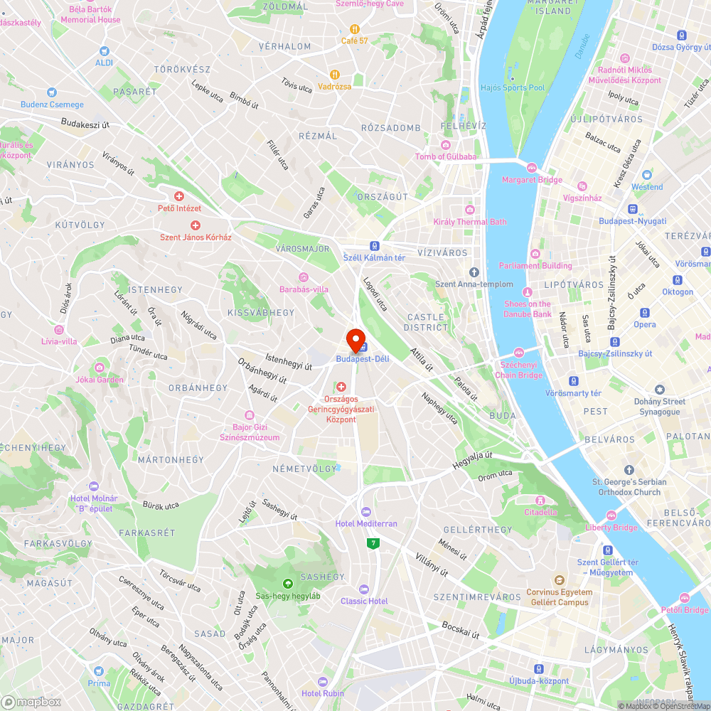 Hiányzó fa az Alkotás utcában bejelentés helye