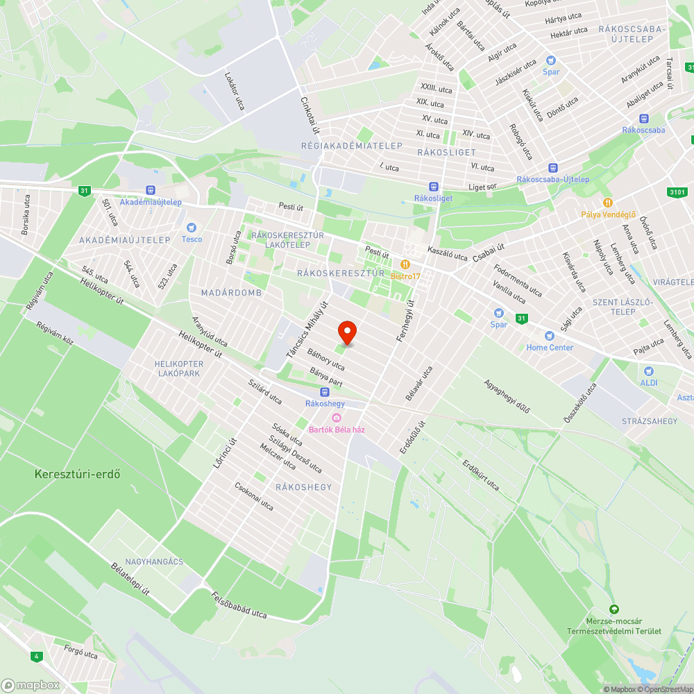 Járhatatlan járda bejelentés helye