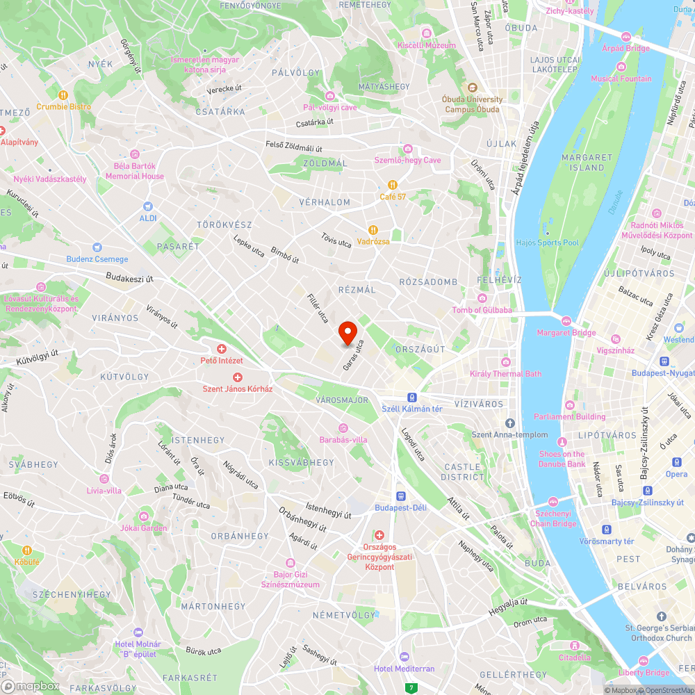 Kátyú bejelentés helye