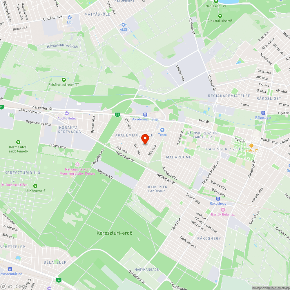 Hiányzó utcanévtáblák bejelentés helye