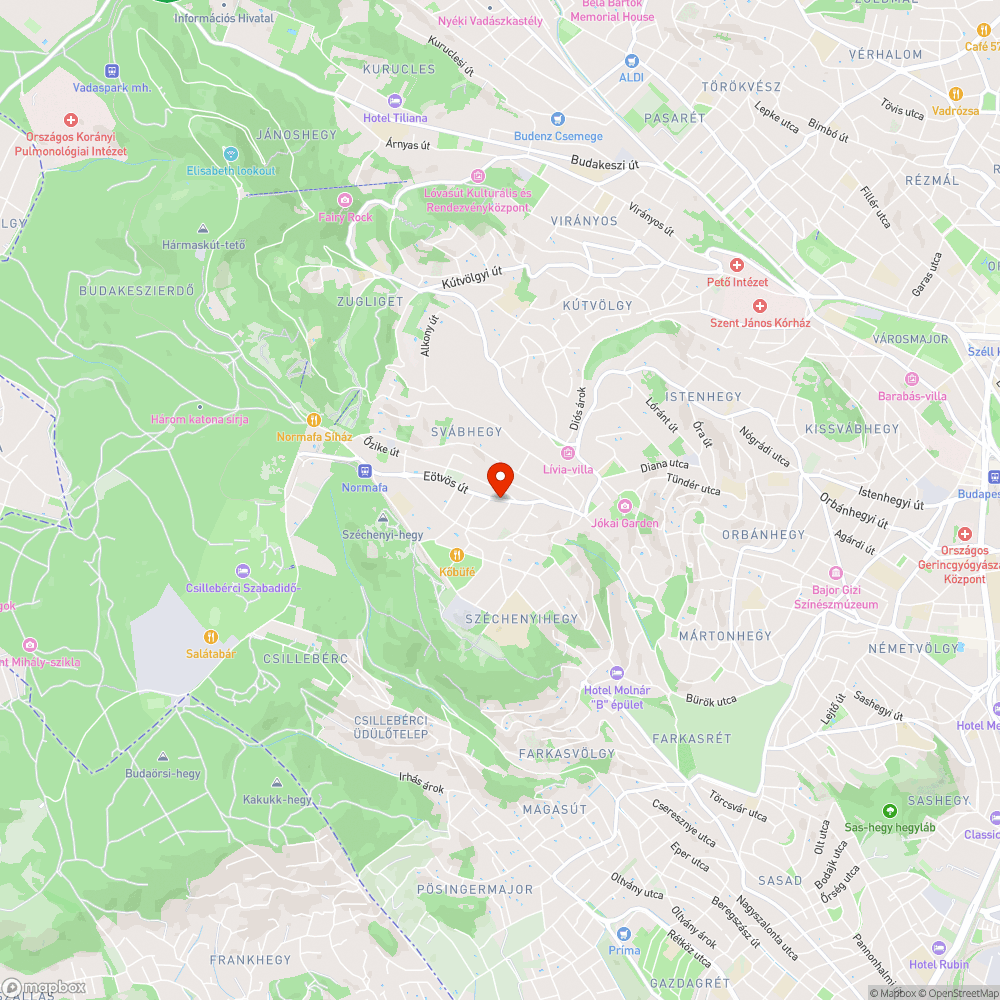 Beázó buszmegálló bejelentés helye