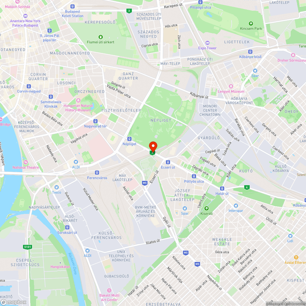 Repedezett aszfalt, megsüllyedt csatornafedelek bejelentés helye