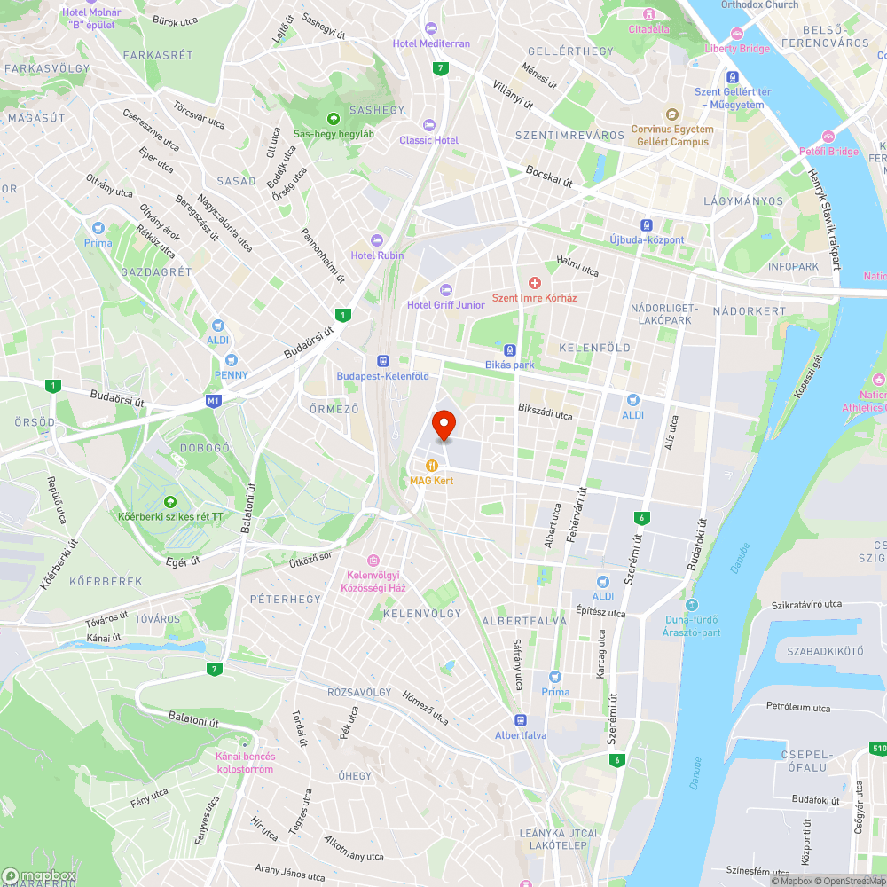 Közlekedésre alkalmatlan járda bejelentés helye