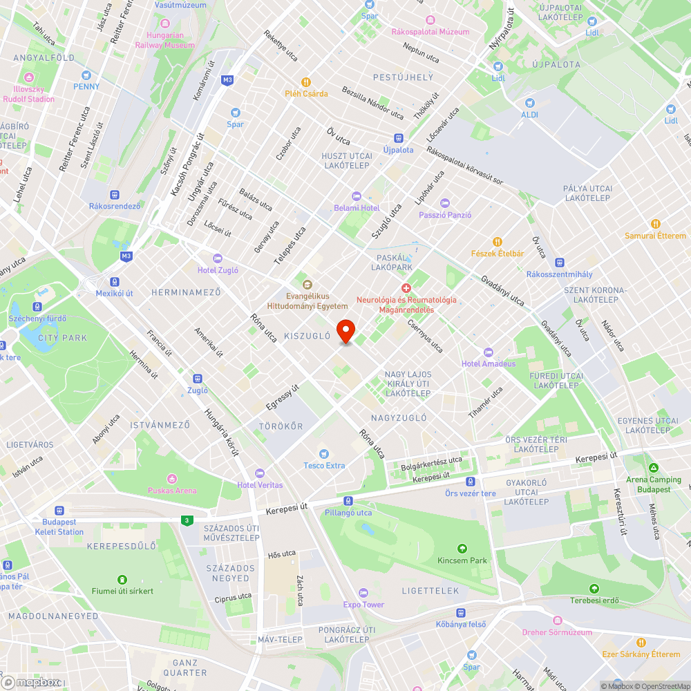 Megrongált szelektív kuka körüli fém keret bejelentés helye