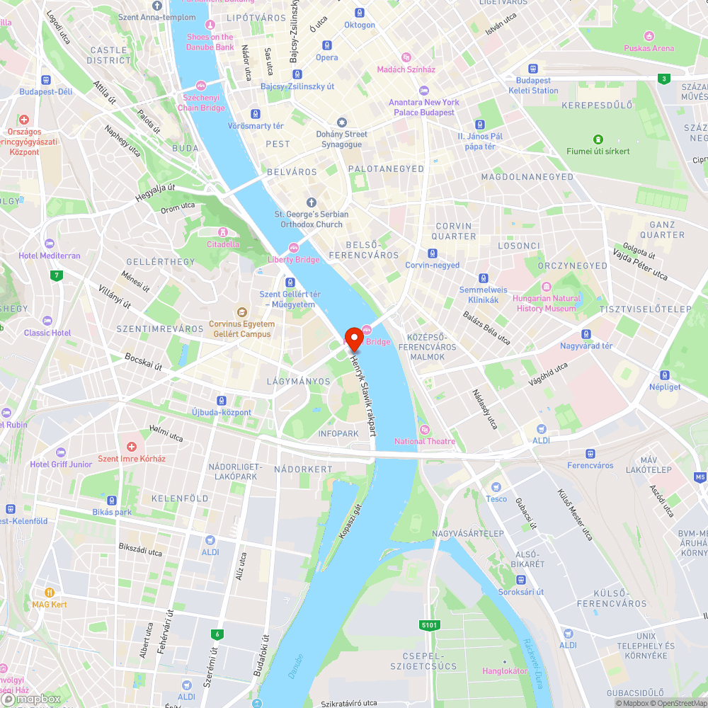 Nagyméretű döglött madár bejelentés helye