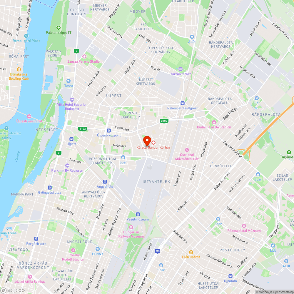 Magas fekvőrendőr bejelentés helye