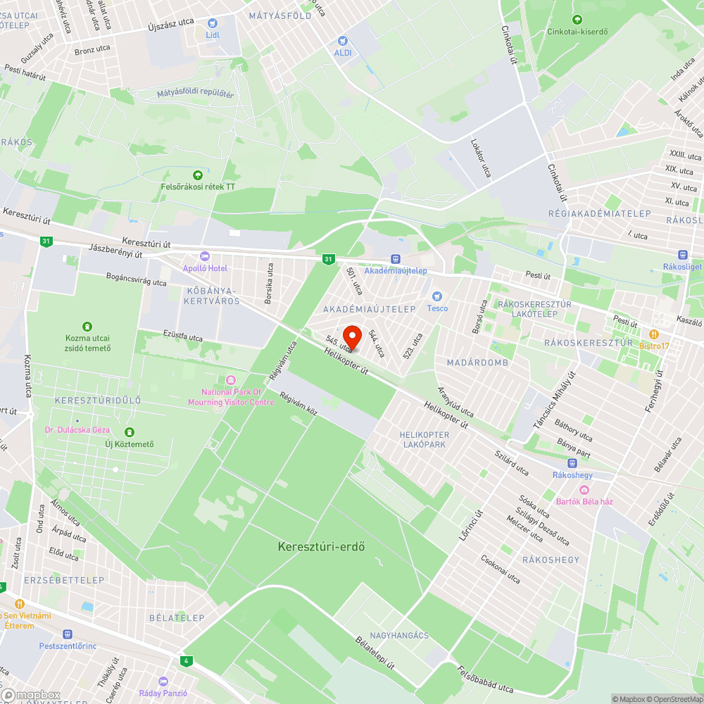 Hiányzó utcanévtábla bejelentés helye