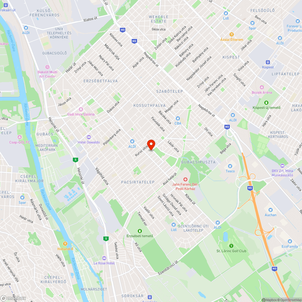 Óriási kátyú XX: kerület Wesselényi utca 134 előtt bejelentés helye