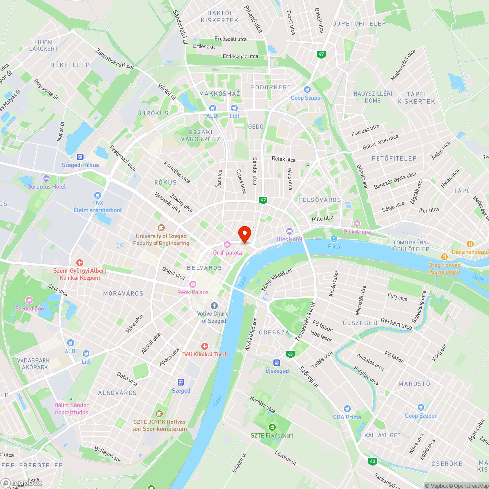 Veszélyes akadály a járdán bejelentés helye