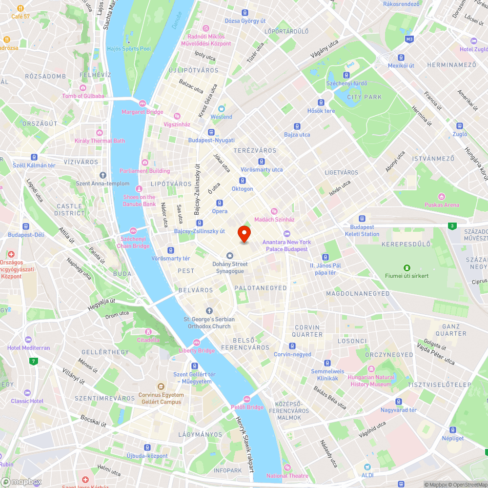 Káosz a Kazinczy utcában bejelentés helye