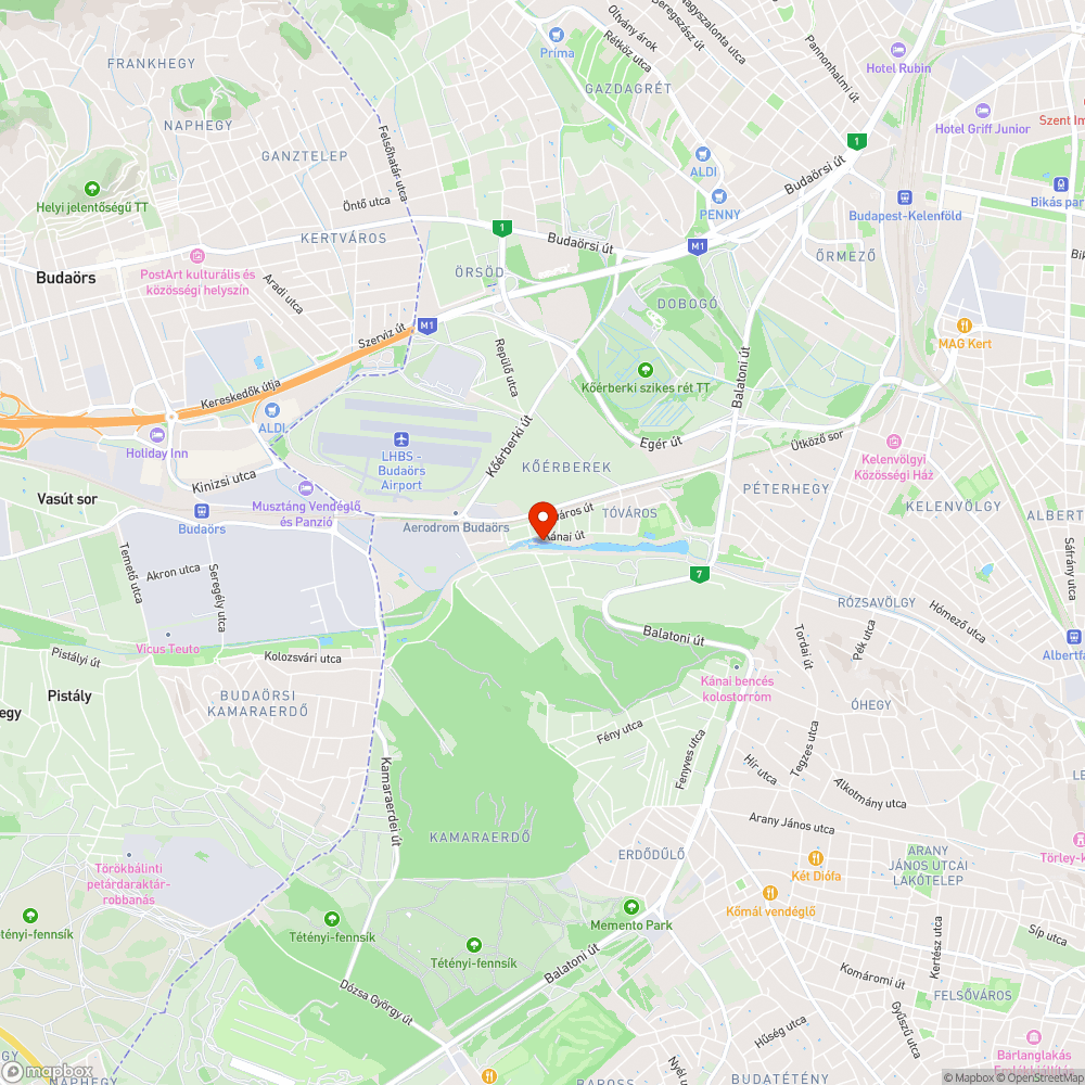 A pusztuló, kezeletlen Kőérberki Tó bejelentés helye