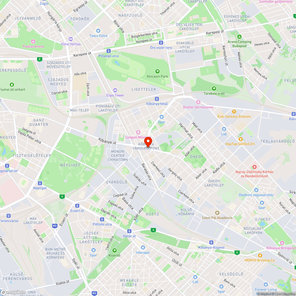 kiszáradt fa bejelentés helye