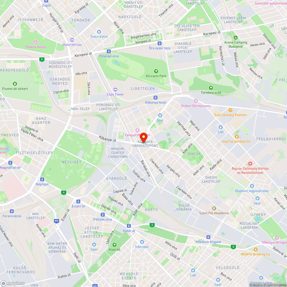 rövidre állított zöld lámpa bejelentés helye