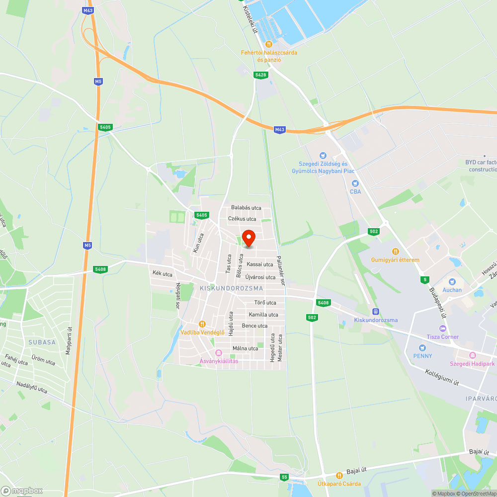 kiszáradt fa a dorozsmai szélmalomnál bejelentés helye