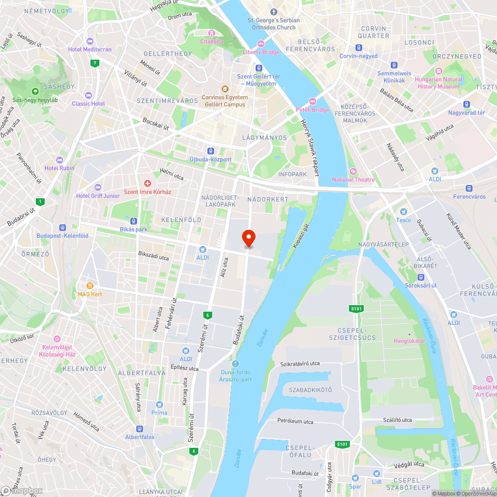 Budafoki úti Fiesta bejelentés helye