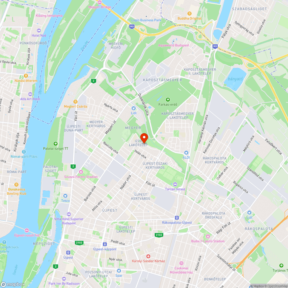 kátyús út bejelentés helye