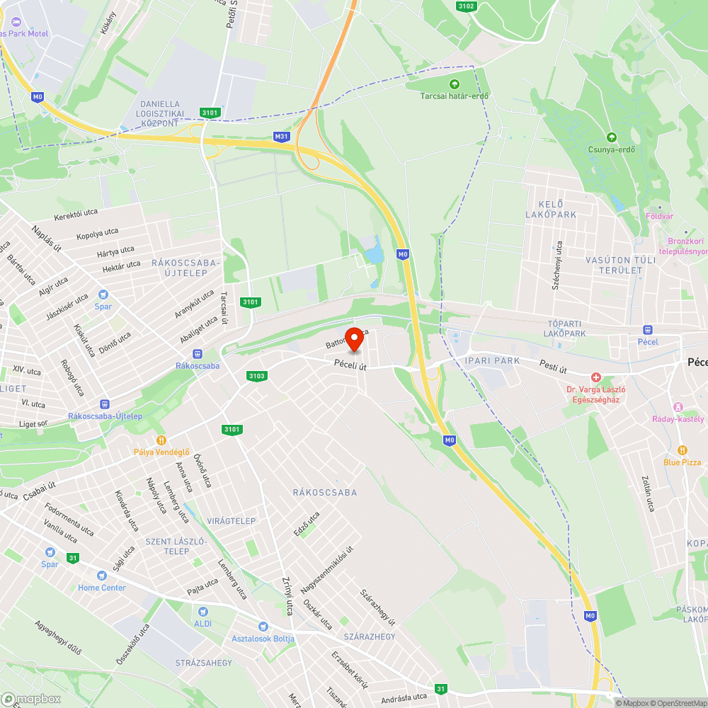 Ott felejtett faágak bejelentés helye