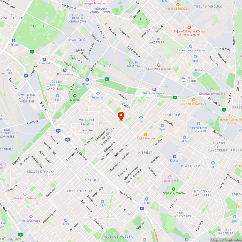 Szemeteskuka éktelenkedik a kerékpárúton bejelentés helye