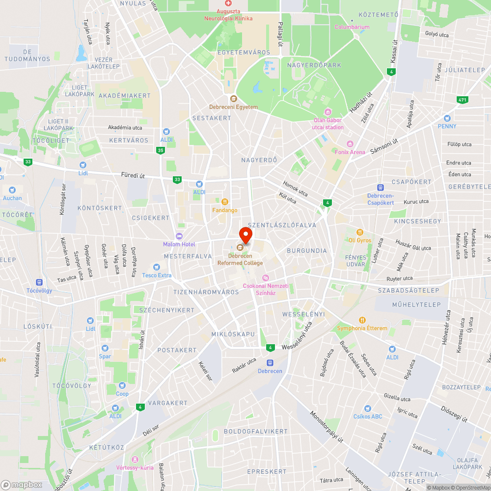 Belváros??? bejelentés helye