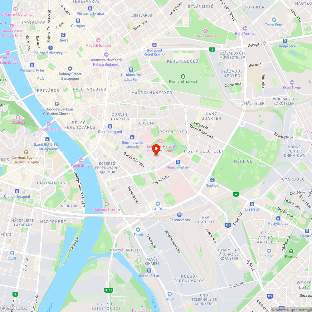 Kátyúk a Telepy utcában bejelentés helye