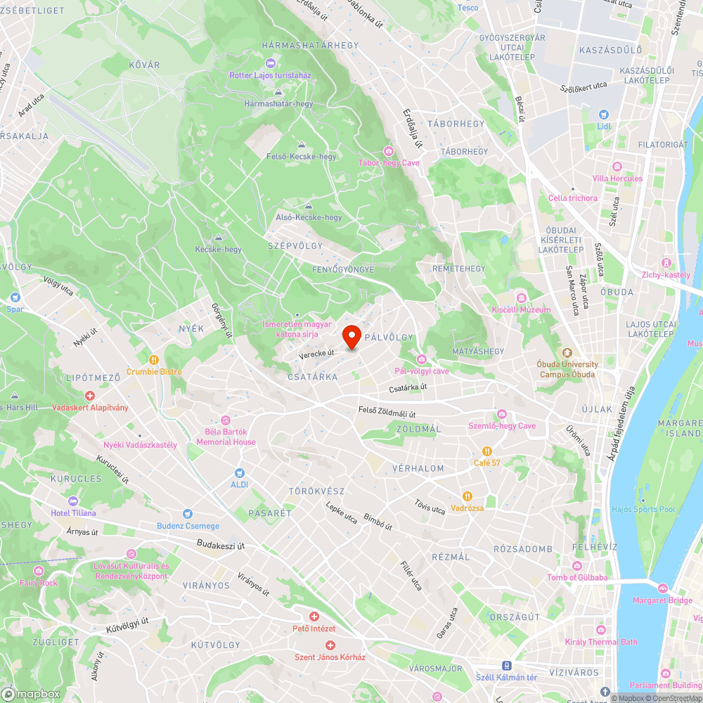 kátyú a Verecke úton bejelentés helye