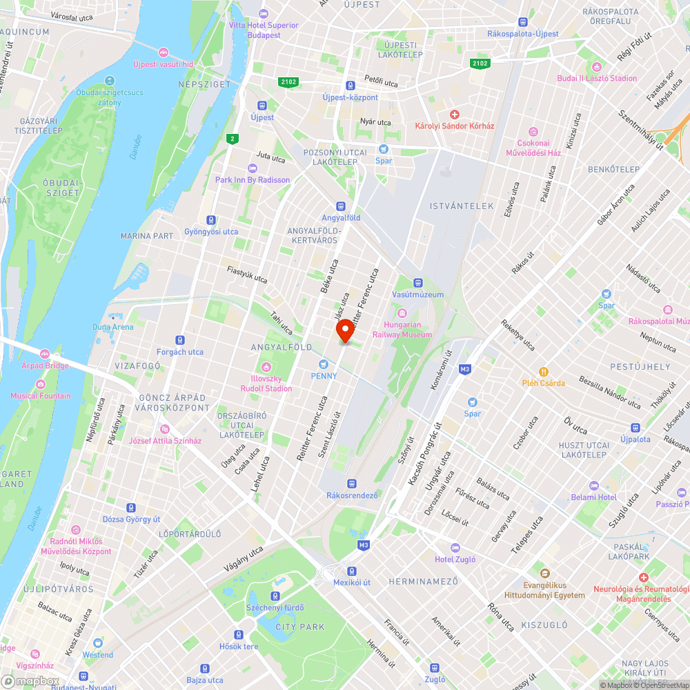 Kidőlt buszmegállótábla bejelentés helye