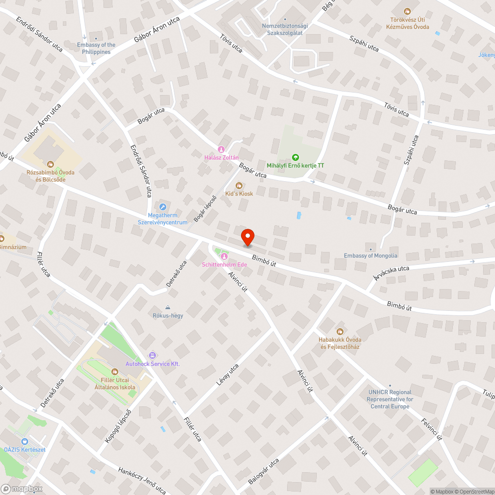 Rendszám nélküli elhagyott autó bejelentés helye