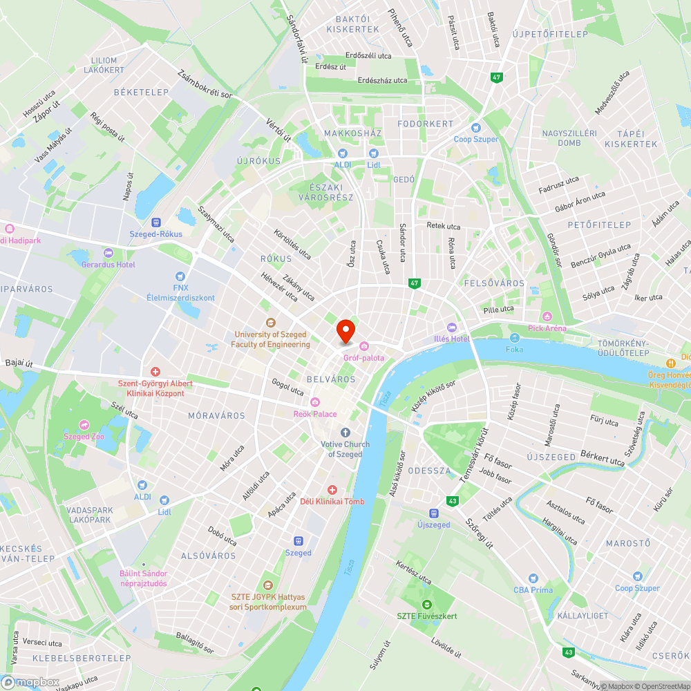 Kálvin téri kátyú bejelentés helye