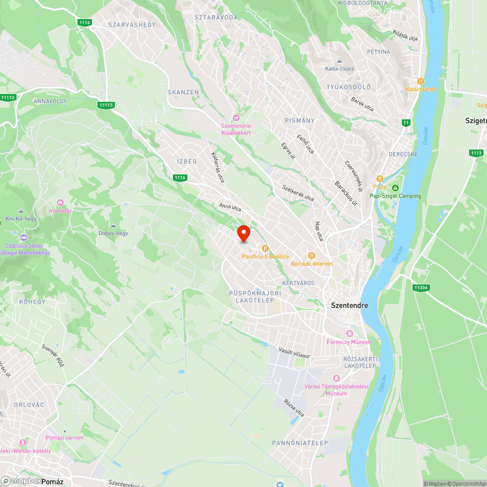 Vizömlés a József Attila utcában bejelentés helye