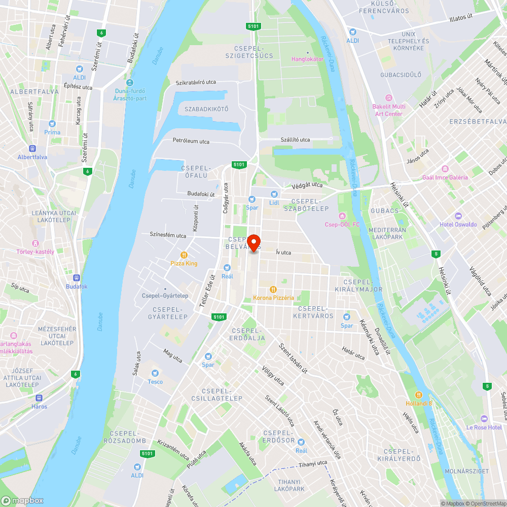 Járda és pad bejelentés helye