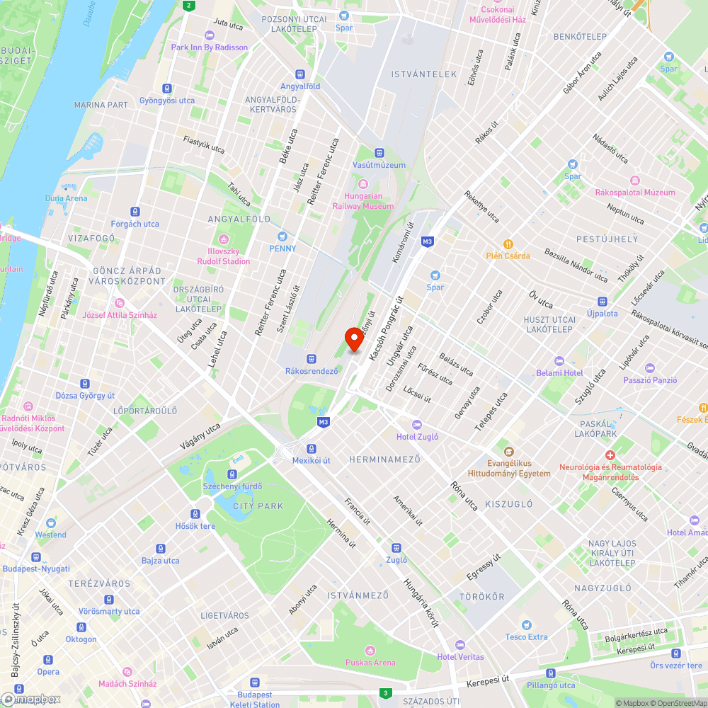 Kátyú a keréknyomban bejelentés helye