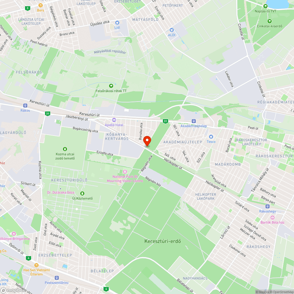 Leszakadt a megszakító bejelentés helye