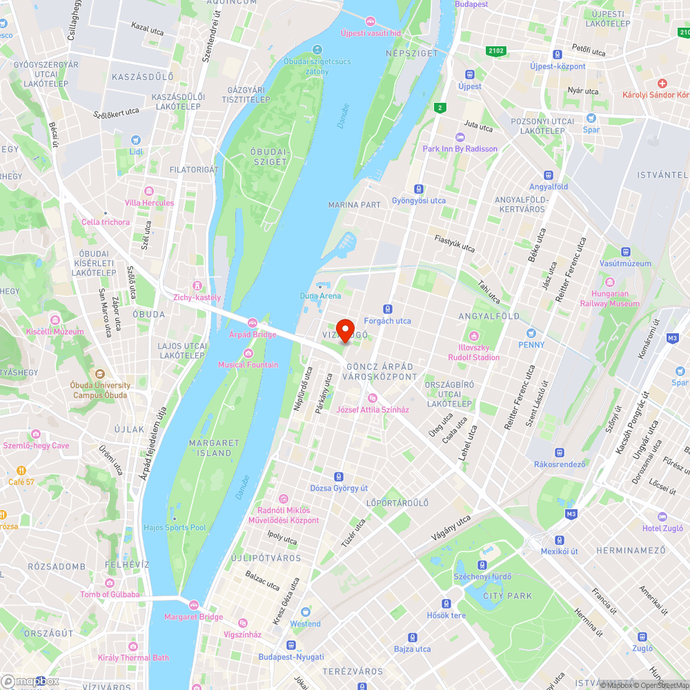 Úthibák bejelentés helye