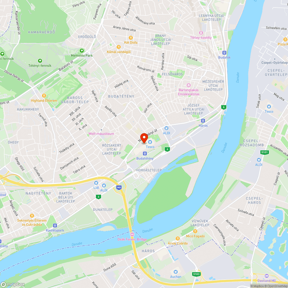 Rögzítetlen biciklitároló bejelentés helye