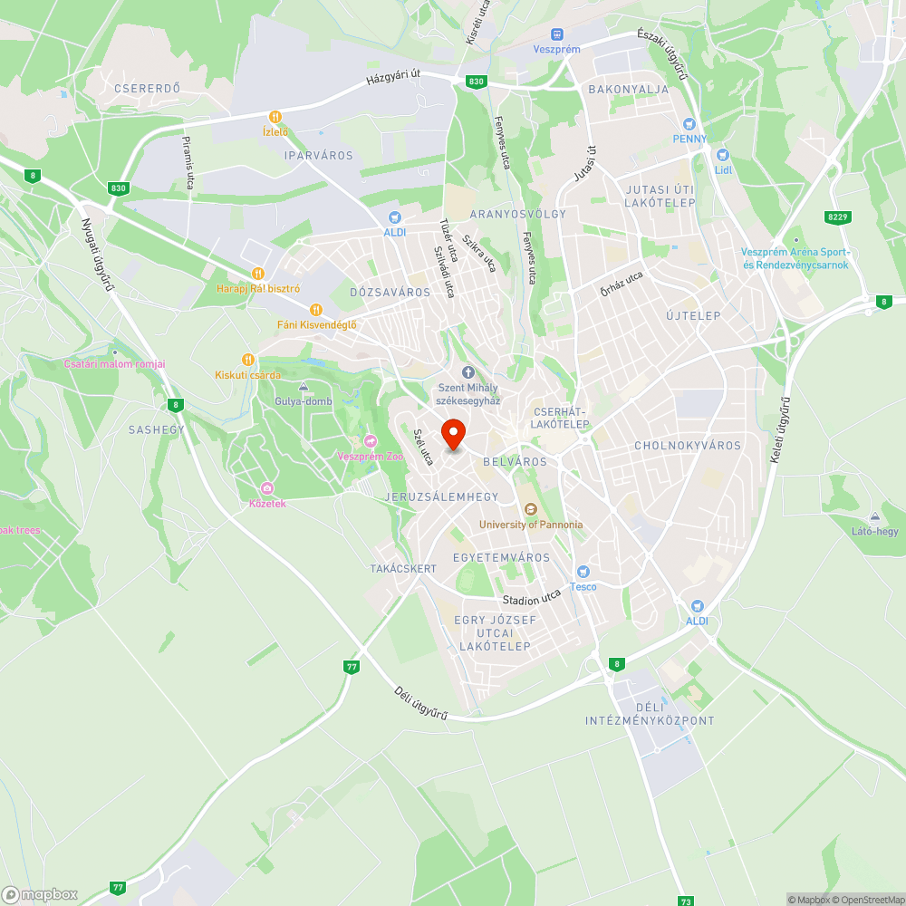 Parkolas - Kupa u / Patak ter bejelentés helye