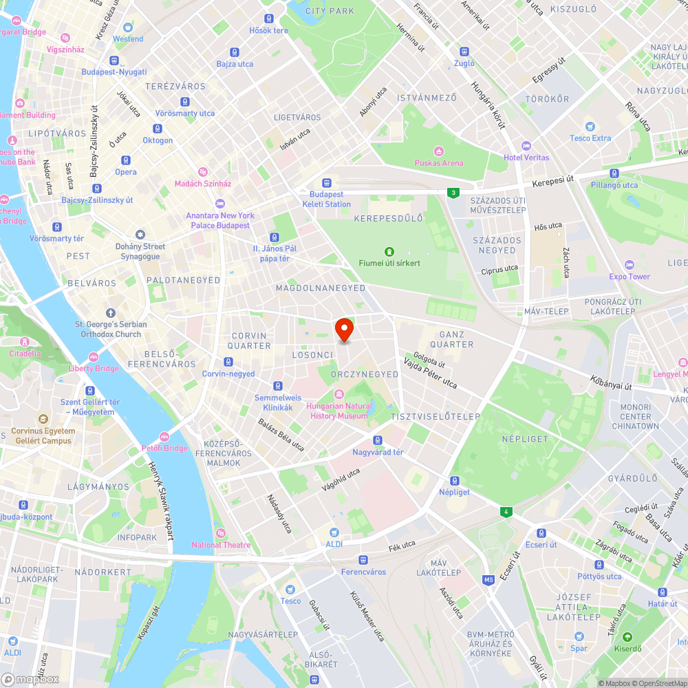 Önkényes szemétlerakó bejelentés helye