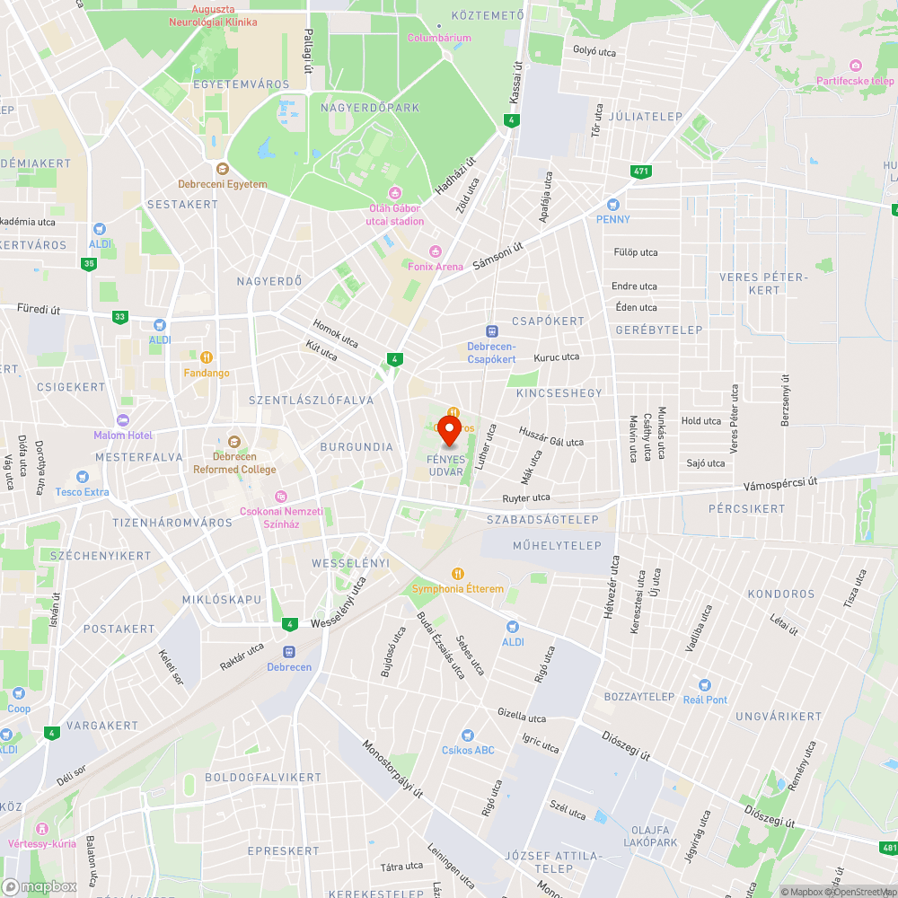 rongált padok, asztal bejelentés helye